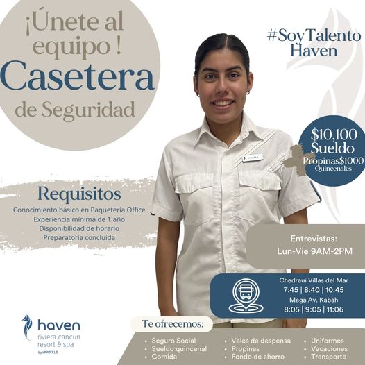Casetera de seguridad en Cancun